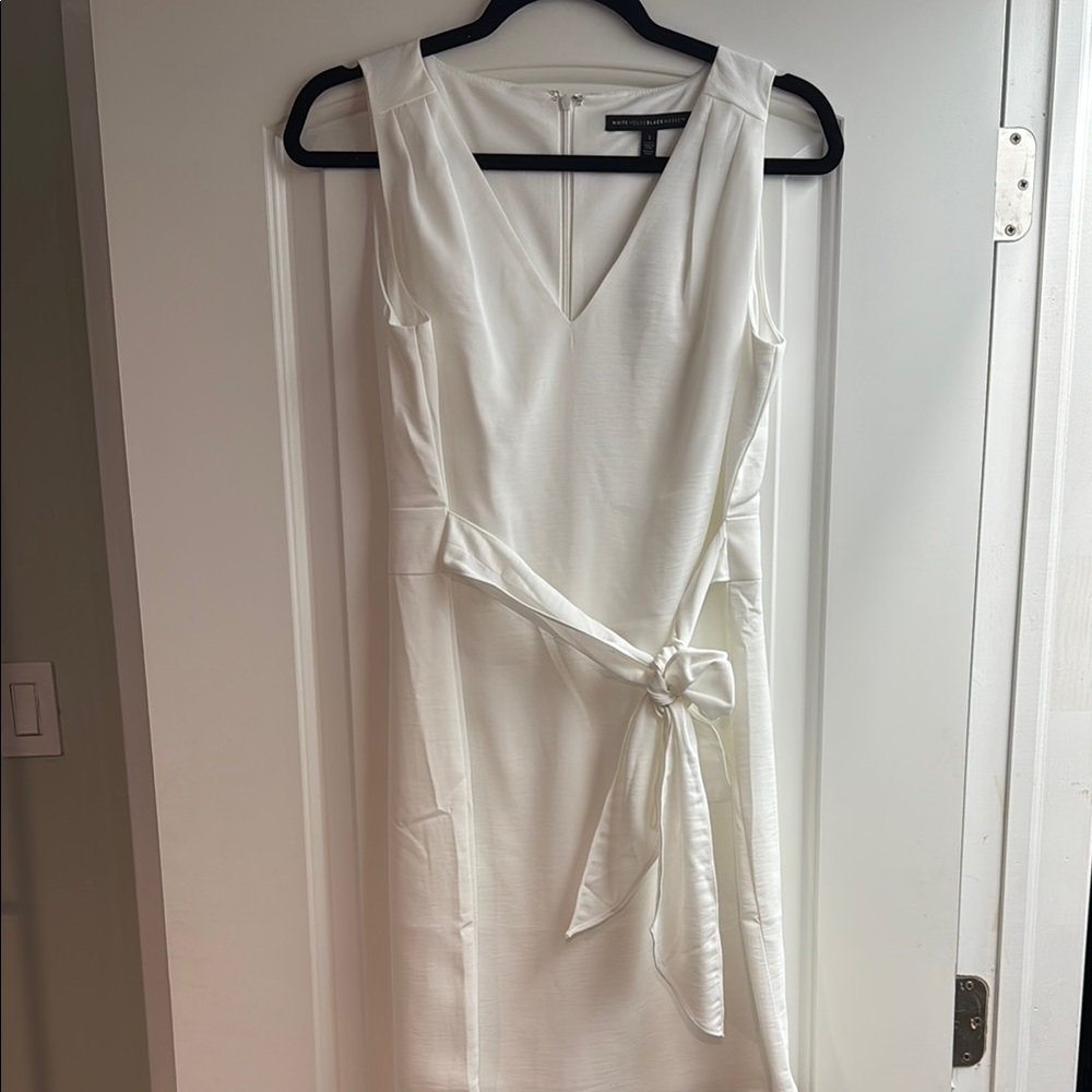 White House Black Market Sheath Mini Dress V-Neck Sleeveless